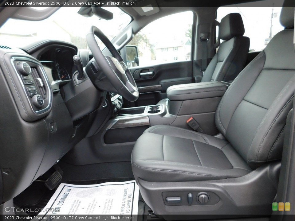 Jet Black Interior Photo for the 2023 Chevrolet Silverado 2500HD LTZ Crew Cab 4x4 #145241585