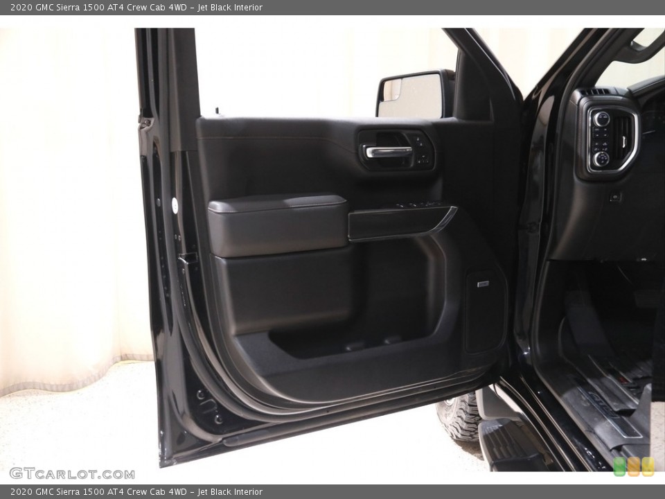 Jet Black Interior Door Panel for the 2020 GMC Sierra 1500 AT4 Crew Cab 4WD #145241660