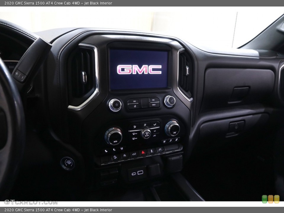 Jet Black Interior Dashboard for the 2020 GMC Sierra 1500 AT4 Crew Cab 4WD #145241711
