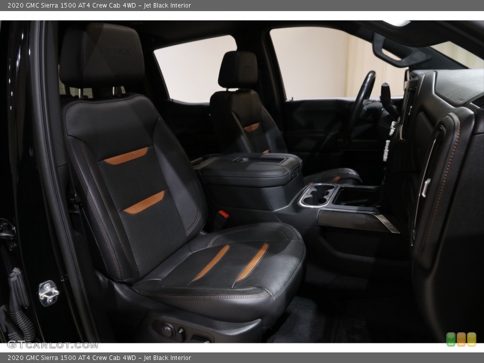 Jet Black Interior Front Seat for the 2020 GMC Sierra 1500 AT4 Crew Cab 4WD #145241771