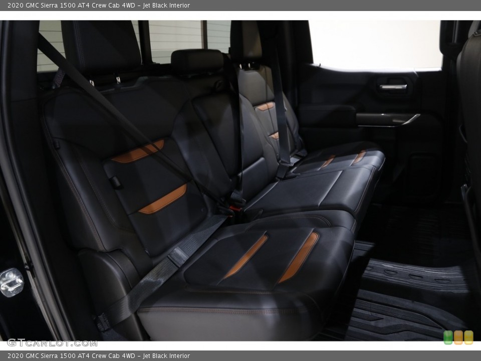 Jet Black Interior Rear Seat for the 2020 GMC Sierra 1500 AT4 Crew Cab 4WD #145241780