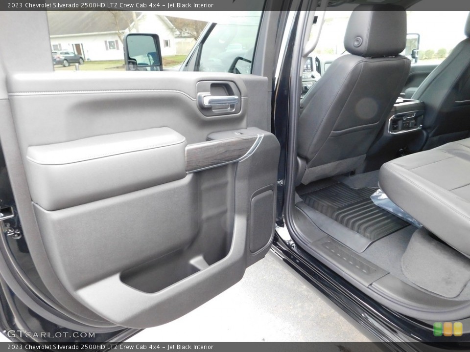 Jet Black Interior Door Panel for the 2023 Chevrolet Silverado 2500HD LTZ Crew Cab 4x4 #145241834