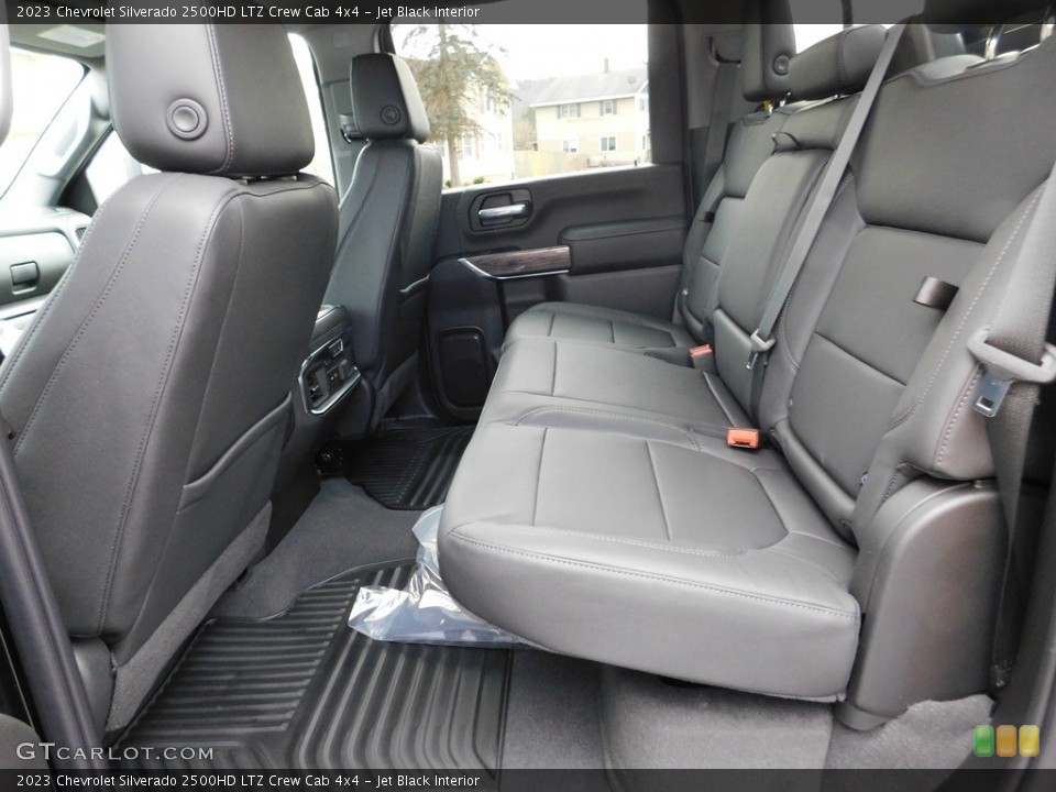 Jet Black Interior Rear Seat for the 2023 Chevrolet Silverado 2500HD LTZ Crew Cab 4x4 #145241843