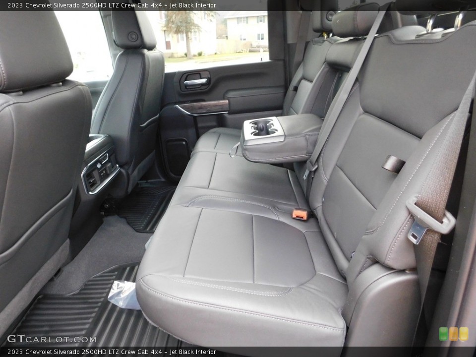 Jet Black Interior Rear Seat for the 2023 Chevrolet Silverado 2500HD LTZ Crew Cab 4x4 #145241861