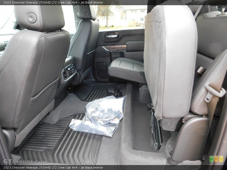 Jet Black Interior Rear Seat for the 2023 Chevrolet Silverado 2500HD LTZ Crew Cab 4x4 #145241873