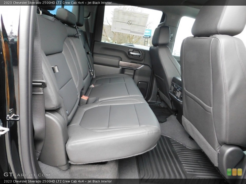 Jet Black Interior Rear Seat for the 2023 Chevrolet Silverado 2500HD LTZ Crew Cab 4x4 #145241891