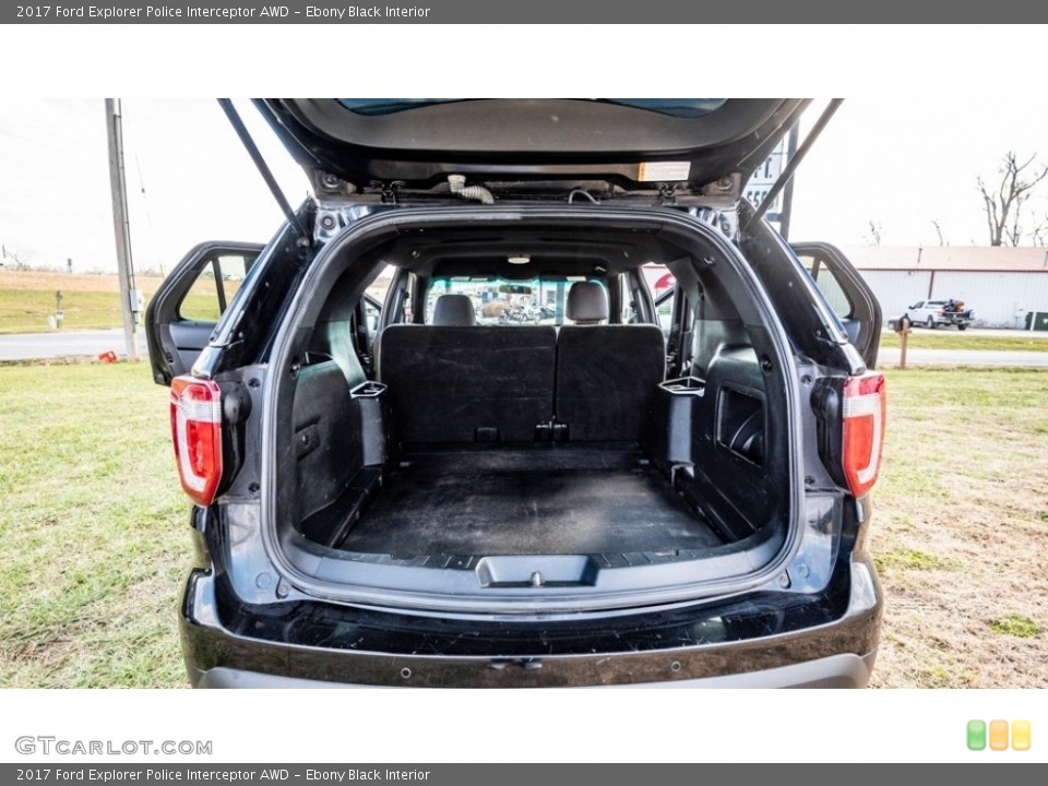 Ebony Black Interior Trunk for the 2017 Ford Explorer Police Interceptor AWD #145243706