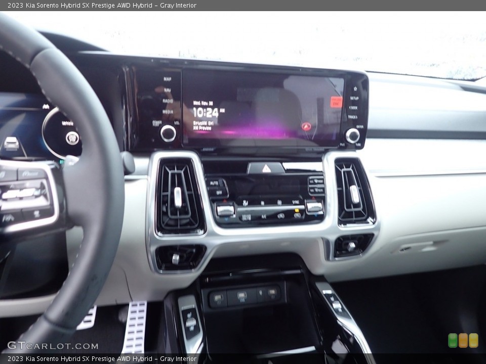 Gray Interior Controls for the 2023 Kia Sorento Hybrid SX Prestige AWD Hybrid #145244619
