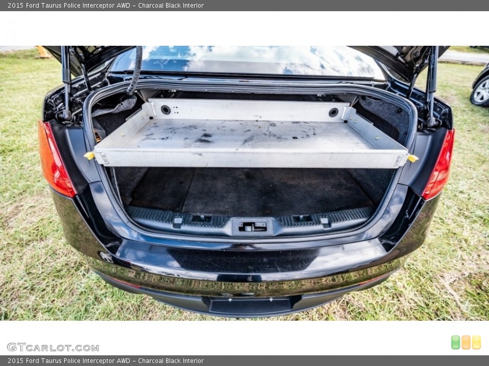 Charcoal Black Interior Trunk for the 2015 Ford Taurus Police Interceptor AWD #145245066