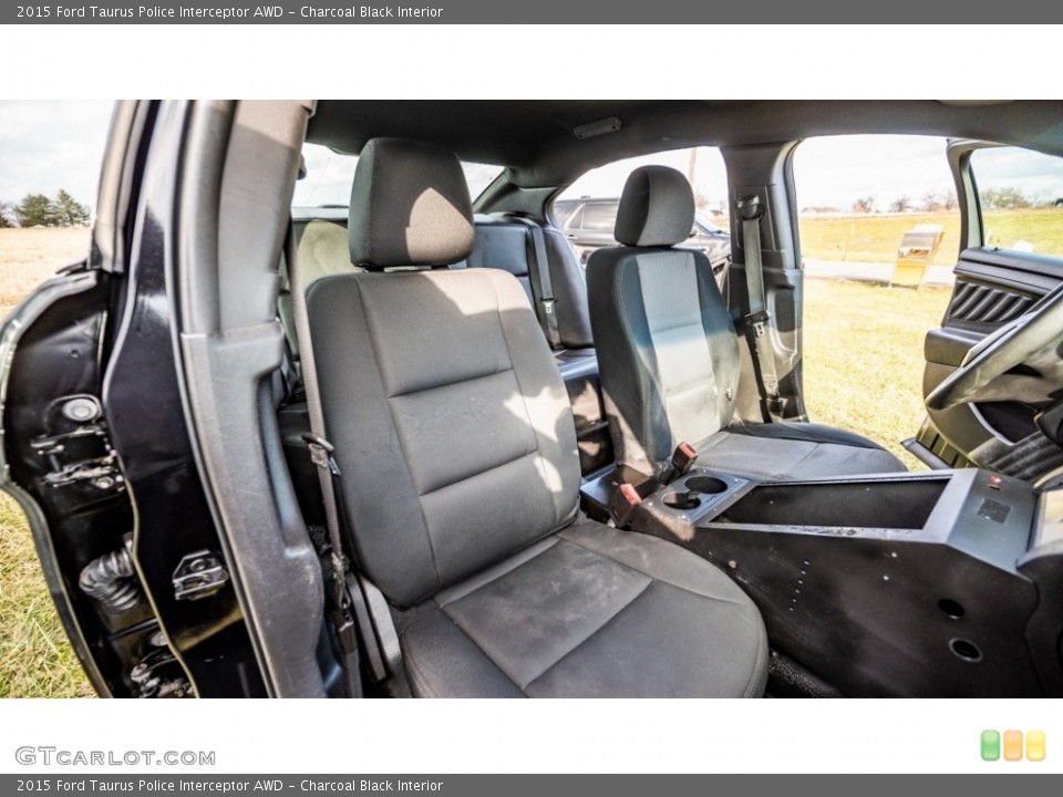 Charcoal Black Interior Front Seat for the 2015 Ford Taurus Police Interceptor AWD #145245156