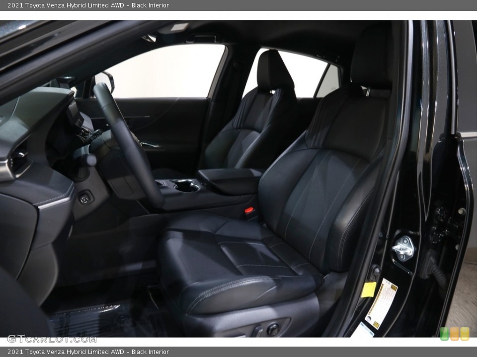 Black 2021 Toyota Venza Interiors