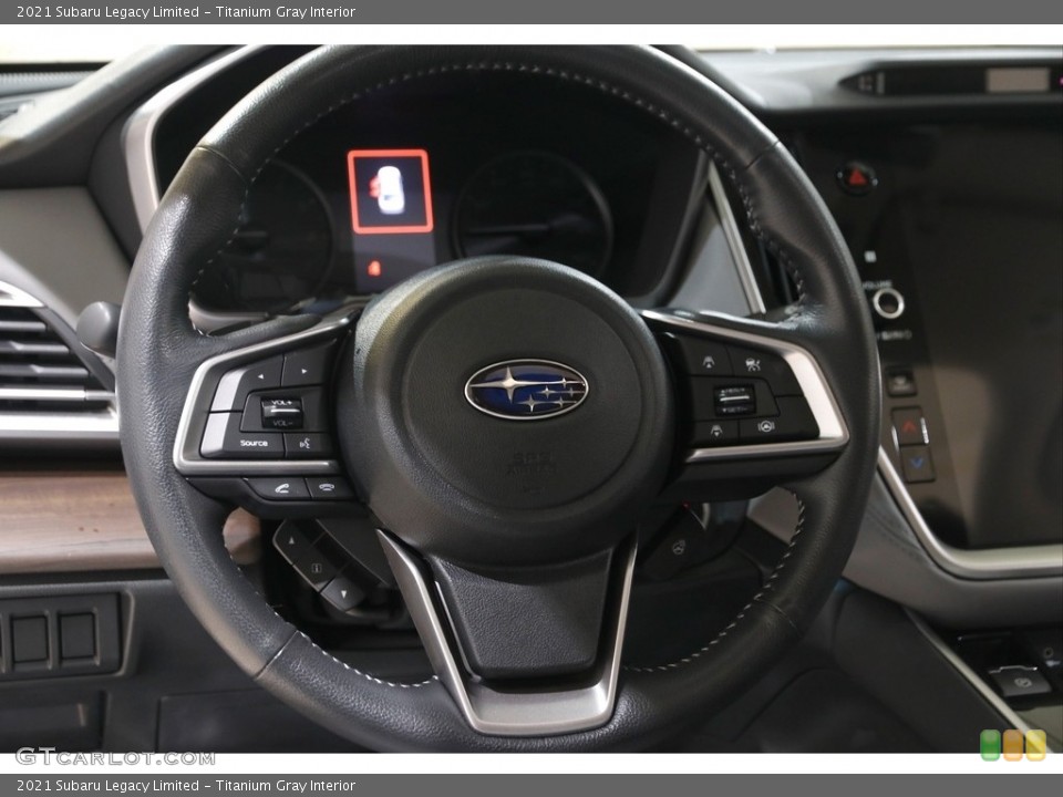 Titanium Gray Interior Steering Wheel for the 2021 Subaru Legacy Limited #145247364