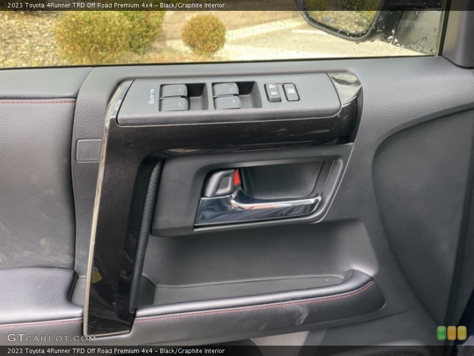 Black/Graphite Interior Door Panel for the 2023 Toyota 4Runner TRD Off Road Premium 4x4 #145248573
