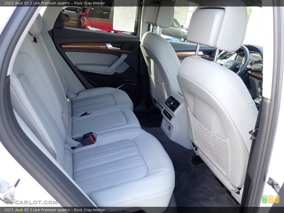 Rock Gray Interior Rear Seat for the 2022 Audi Q5 S Line Premium quattro #145249773