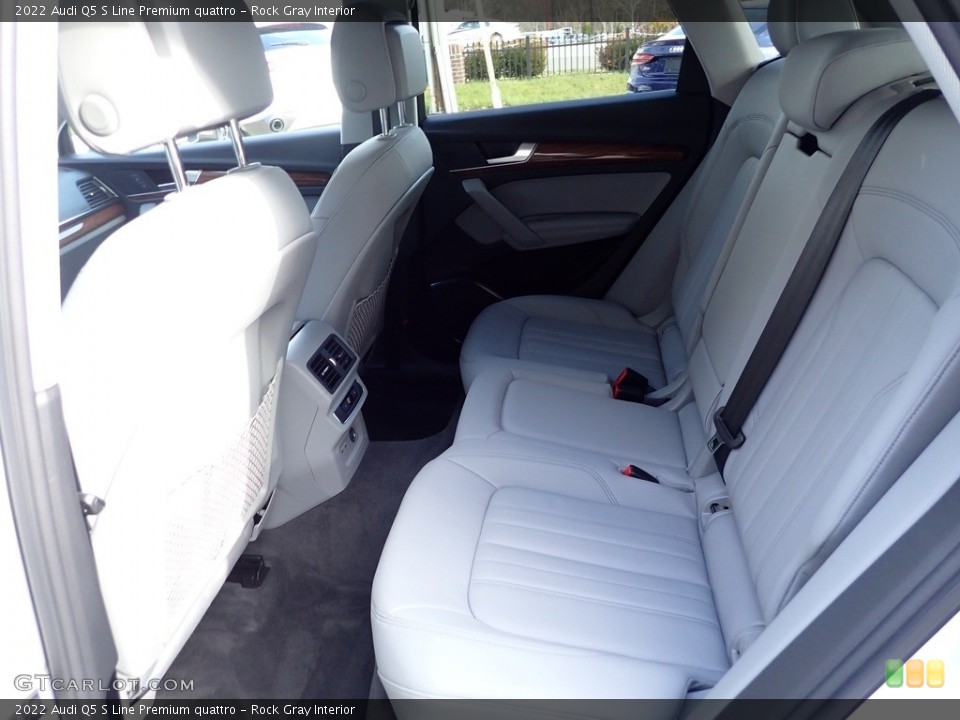 Rock Gray Interior Rear Seat for the 2022 Audi Q5 S Line Premium quattro #145249826