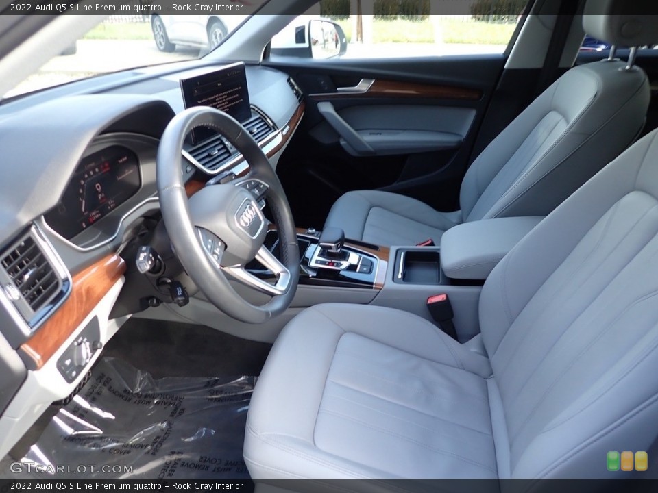 Rock Gray Interior Photo for the 2022 Audi Q5 S Line Premium quattro #145249878