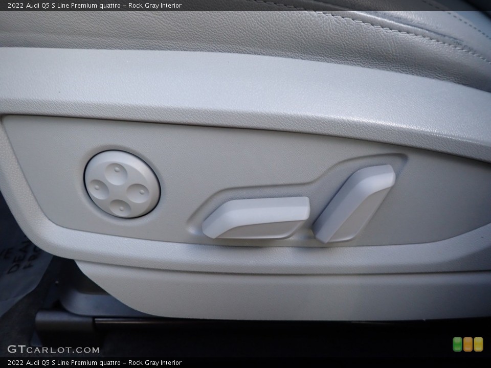 Rock Gray Interior Controls for the 2022 Audi Q5 S Line Premium quattro #145249923