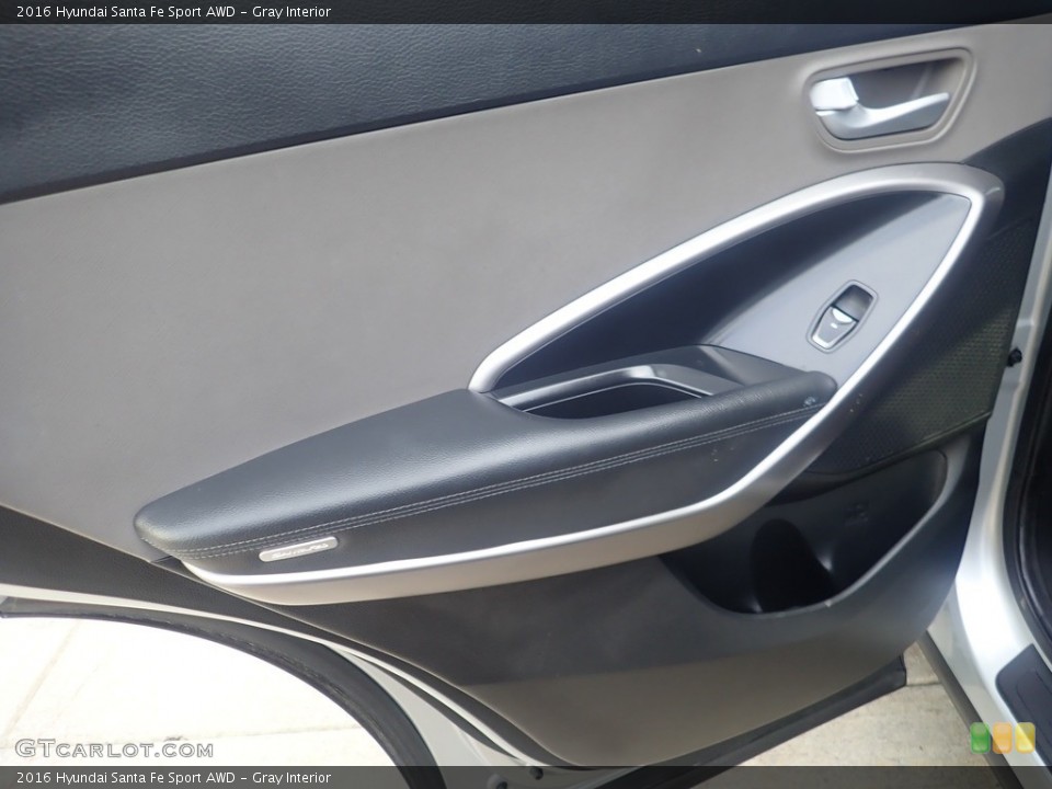 Gray Interior Door Panel for the 2016 Hyundai Santa Fe Sport AWD #145250466