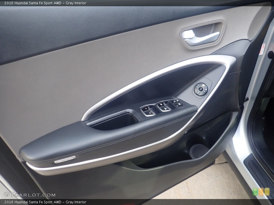 Gray Interior Door Panel for the 2016 Hyundai Santa Fe Sport AWD #145250487