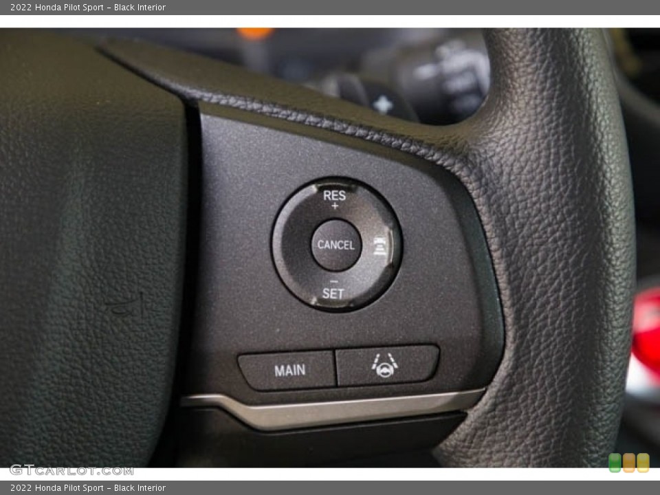 Black Interior Steering Wheel for the 2022 Honda Pilot Sport #145250535