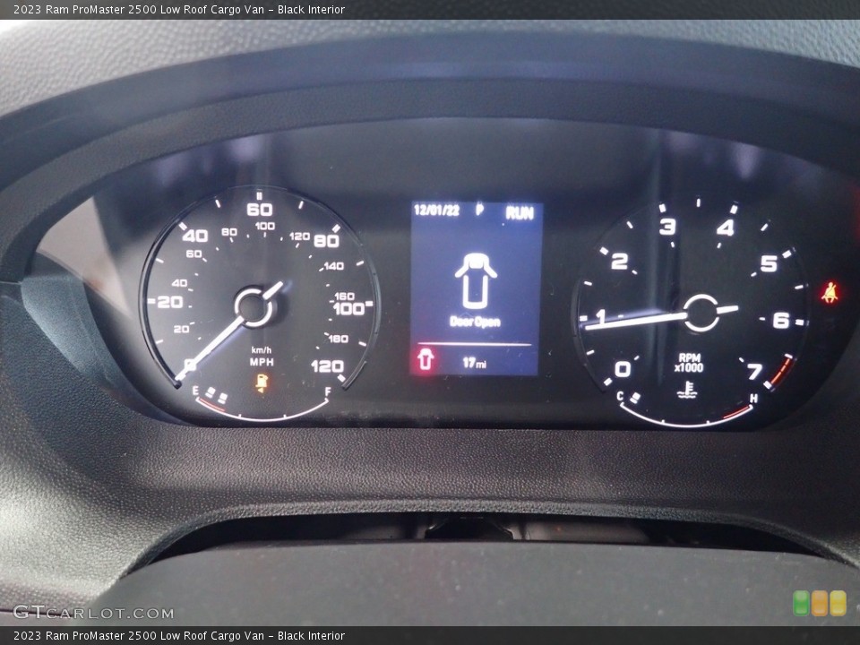 Black Interior Gauges for the 2023 Ram ProMaster 2500 Low Roof Cargo Van #145251210