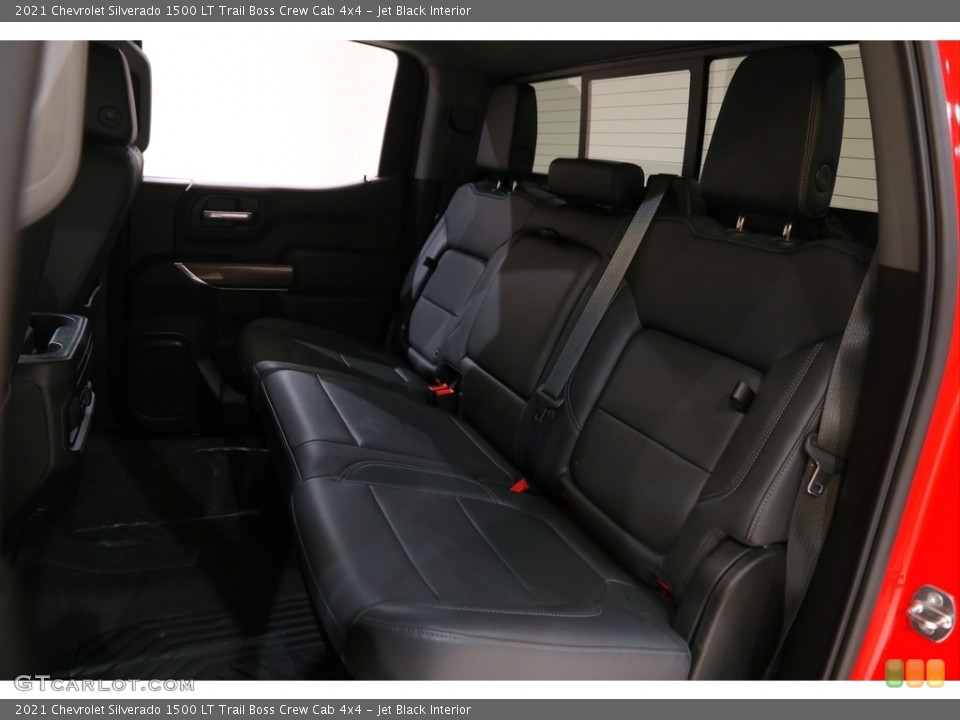 Jet Black Interior Rear Seat for the 2021 Chevrolet Silverado 1500 LT Trail Boss Crew Cab 4x4 #145251438