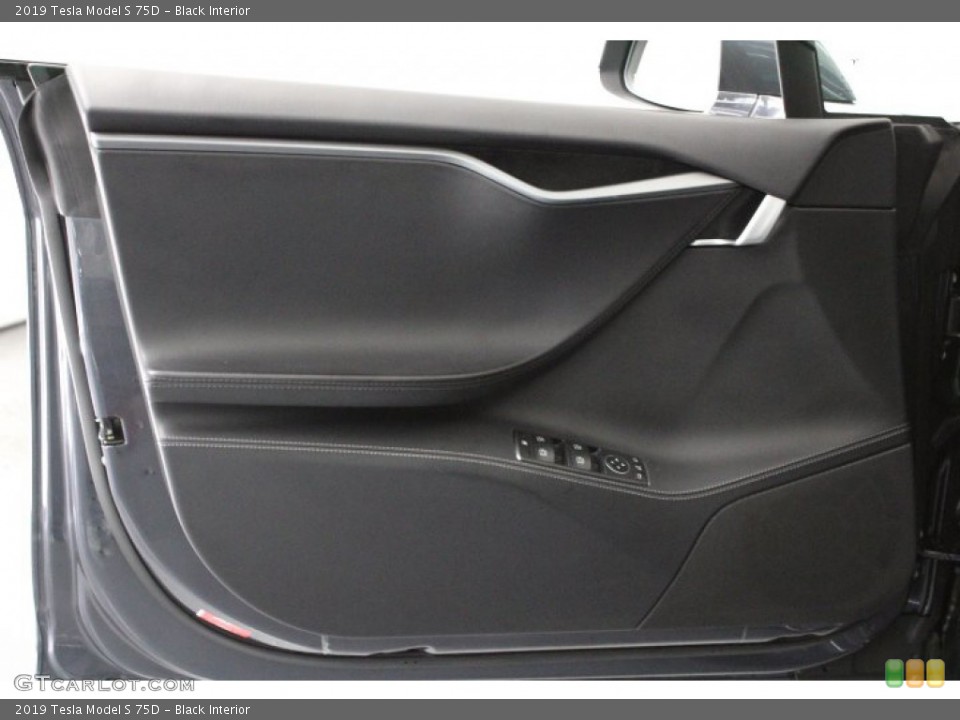 Black Interior Door Panel for the 2019 Tesla Model S 75D #145251825