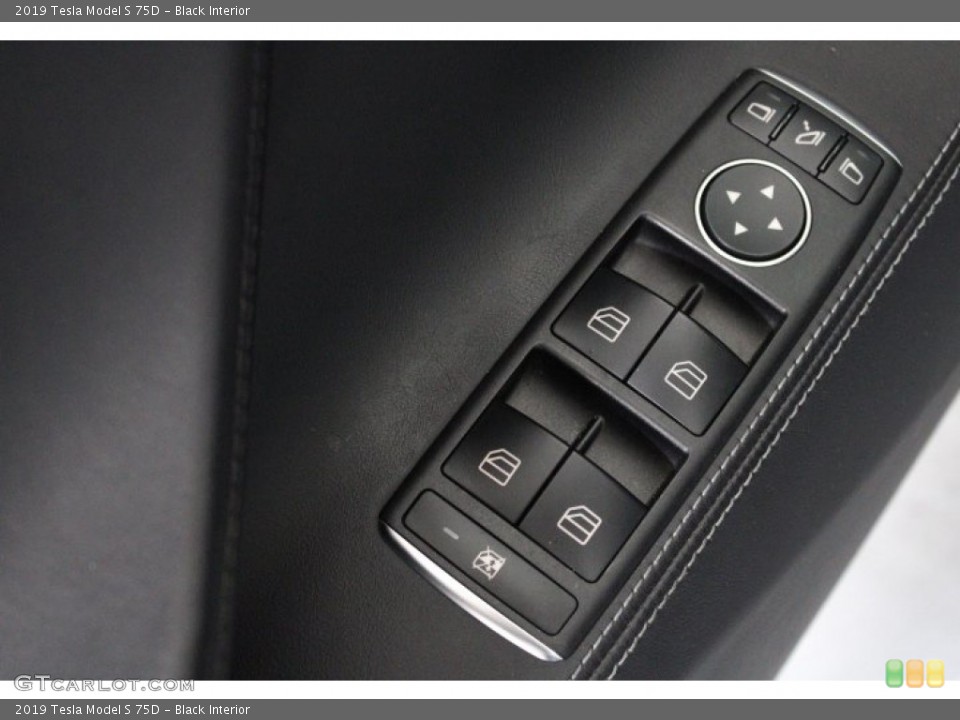 Black Interior Controls for the 2019 Tesla Model S 75D #145251843