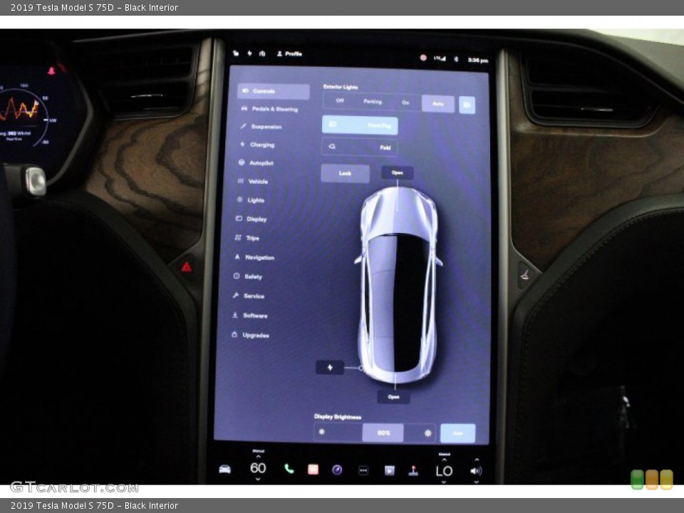 Black Interior Controls for the 2019 Tesla Model S 75D #145251999