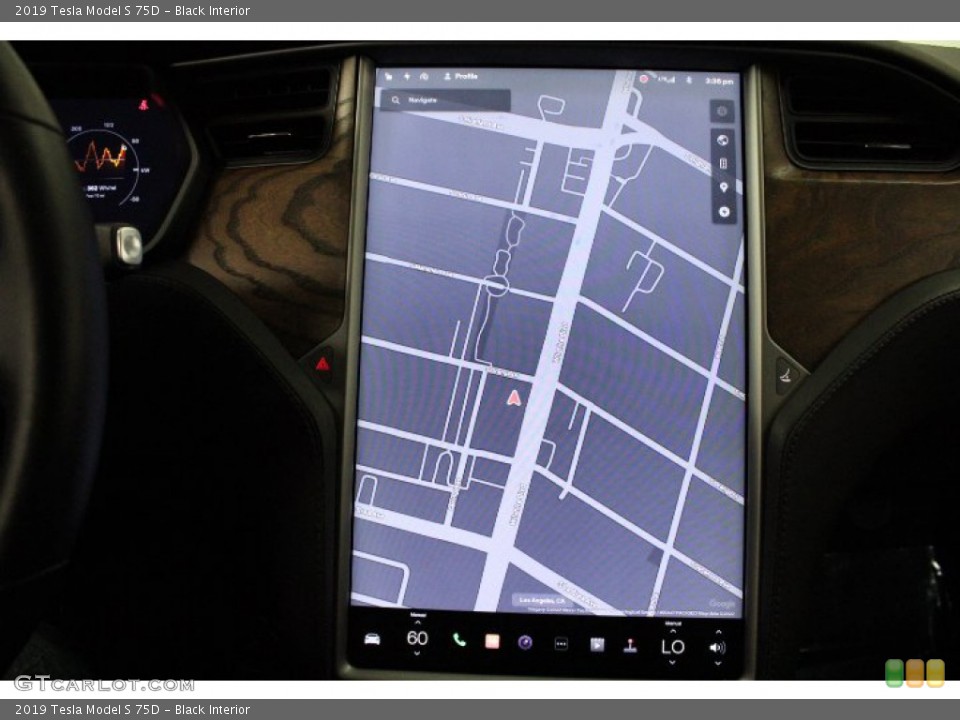 Black Interior Navigation for the 2019 Tesla Model S 75D #145252017