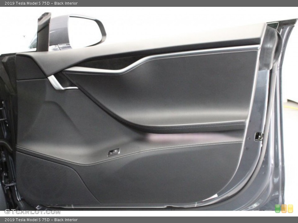 Black Interior Door Panel for the 2019 Tesla Model S 75D #145252209