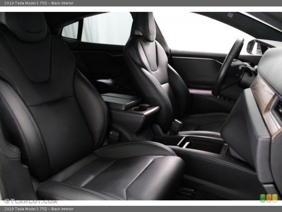 Black 2019 Tesla Model S Interiors