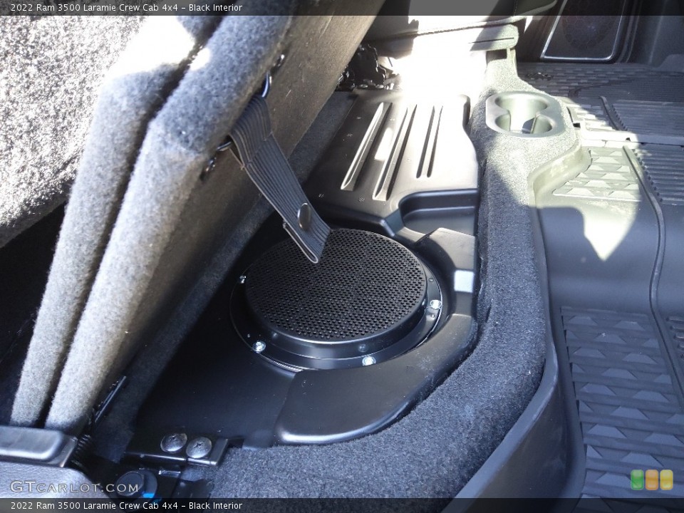 Black Interior Audio System for the 2022 Ram 3500 Laramie Crew Cab 4x4 #145254354