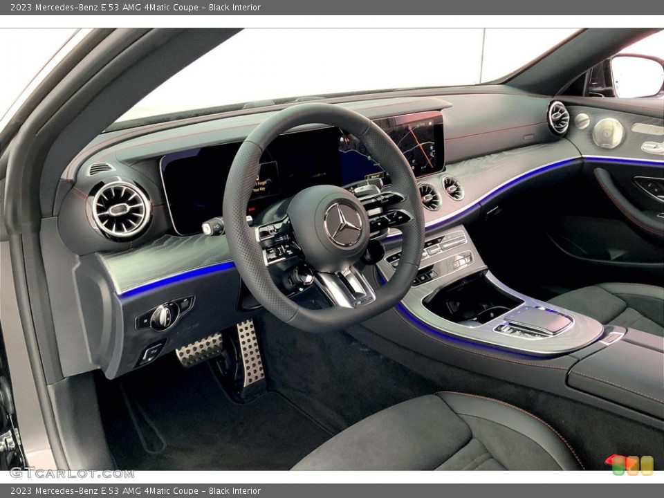 Black Interior Dashboard for the 2023 Mercedes-Benz E 53 AMG 4Matic Coupe #145254390