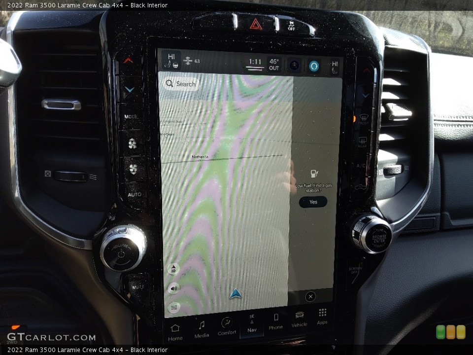 Black Interior Navigation for the 2022 Ram 3500 Laramie Crew Cab 4x4 #145254552