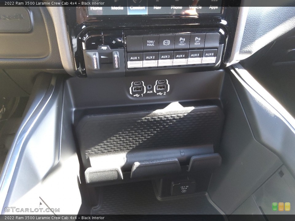 Black Interior Controls for the 2022 Ram 3500 Laramie Crew Cab 4x4 #145254633