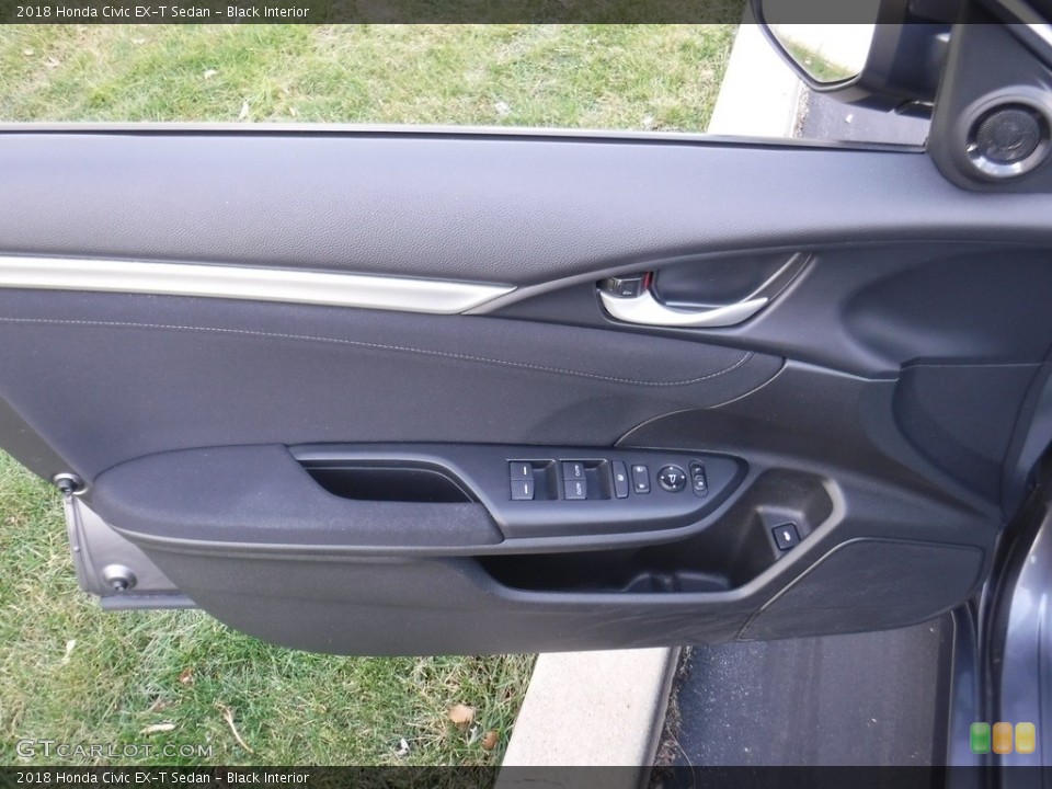 Black Interior Door Panel for the 2018 Honda Civic EX-T Sedan #145255791