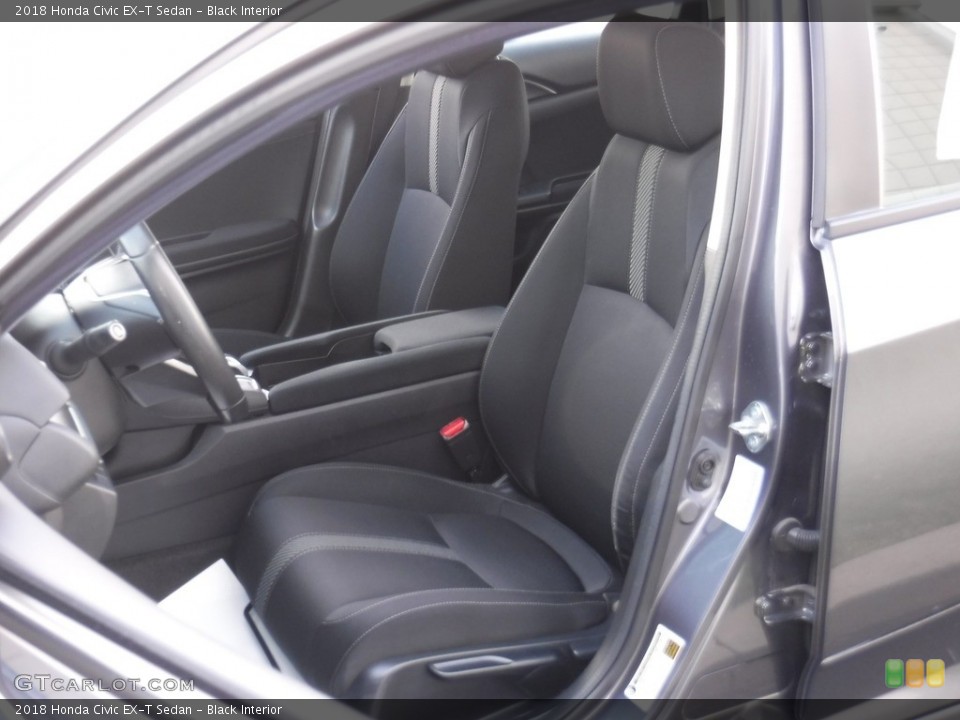 Black Interior Front Seat for the 2018 Honda Civic EX-T Sedan #145255821