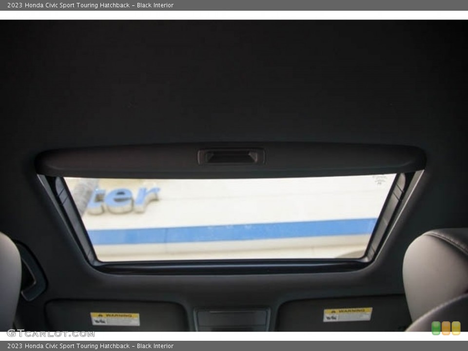 Black Interior Sunroof for the 2023 Honda Civic Sport Touring Hatchback #145256523