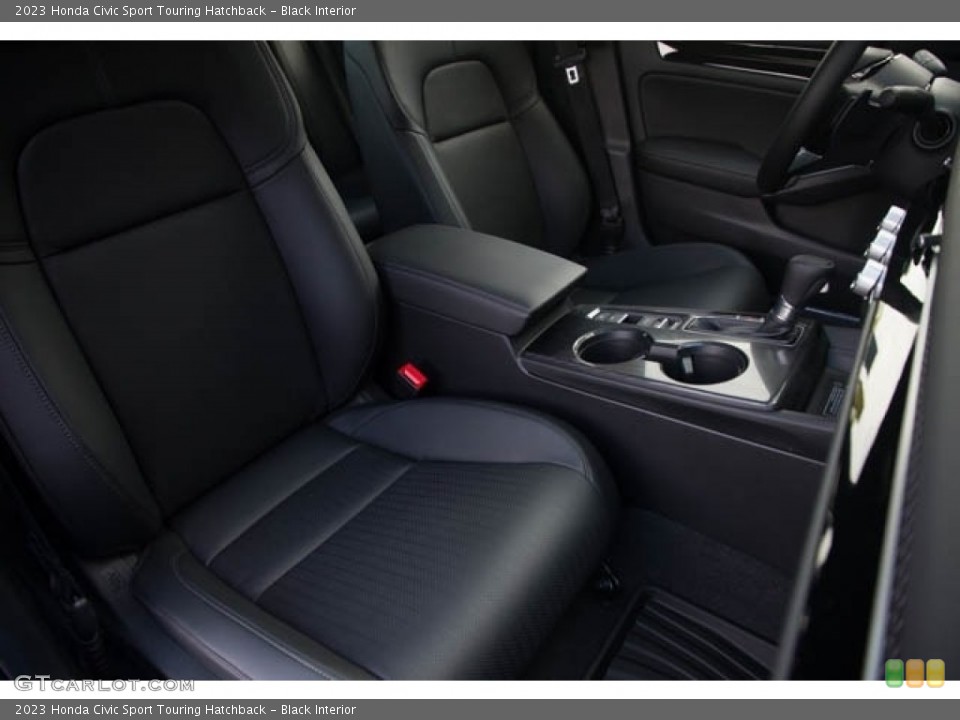 Black Interior Front Seat for the 2023 Honda Civic Sport Touring Hatchback #145256598