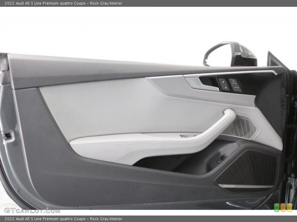 Rock Gray Interior Door Panel for the 2022 Audi A5 S Line Premium quattro Coupe #145257342