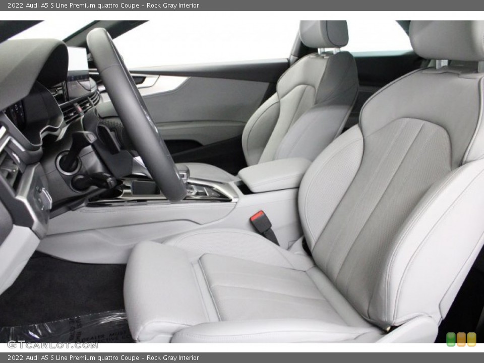 Rock Gray Interior Front Seat for the 2022 Audi A5 S Line Premium quattro Coupe #145257360