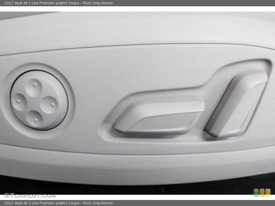 Rock Gray Interior Controls for the 2022 Audi A5 S Line Premium quattro Coupe #145257369