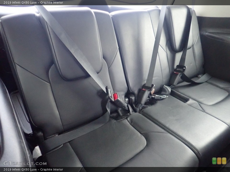 Graphite Interior Rear Seat for the 2019 Infiniti QX80 Luxe #145258697