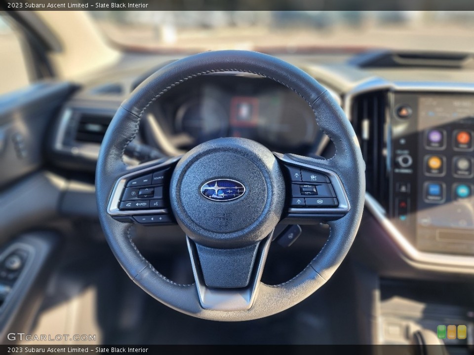 Slate Black Interior Steering Wheel for the 2023 Subaru Ascent Limited #145259213