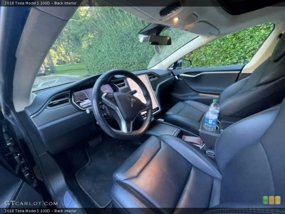 Black 2018 Tesla Model S Interiors