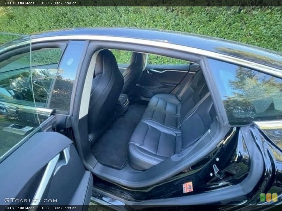 Black Interior Rear Seat for the 2018 Tesla Model S 100D #145261223