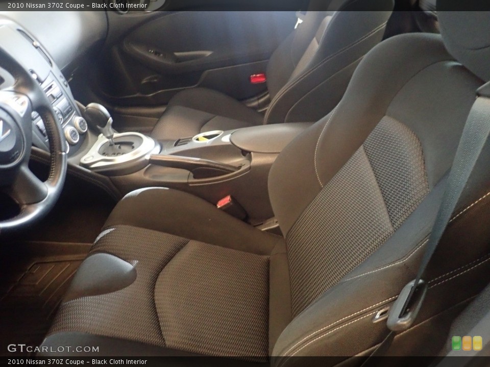 Black Cloth Interior Front Seat for the 2010 Nissan 370Z Coupe #145261415