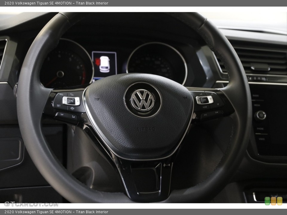 Titan Black Interior Steering Wheel for the 2020 Volkswagen Tiguan SE 4MOTION #145261670