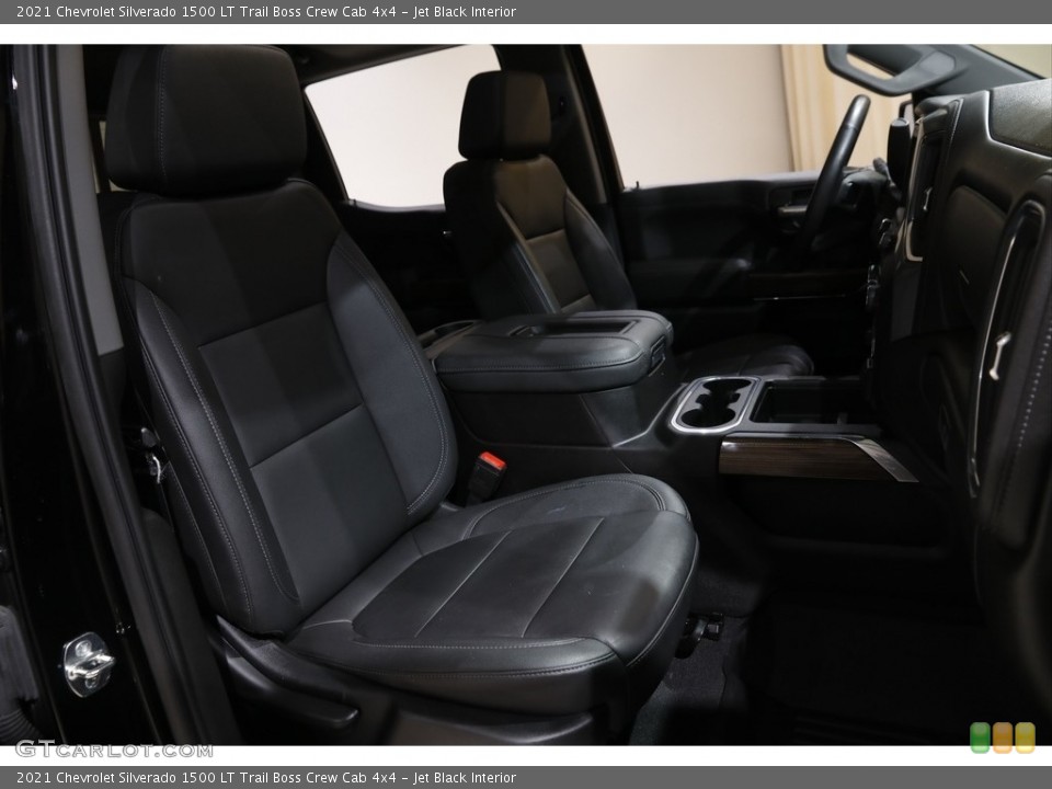 Jet Black Interior Front Seat for the 2021 Chevrolet Silverado 1500 LT Trail Boss Crew Cab 4x4 #145261817